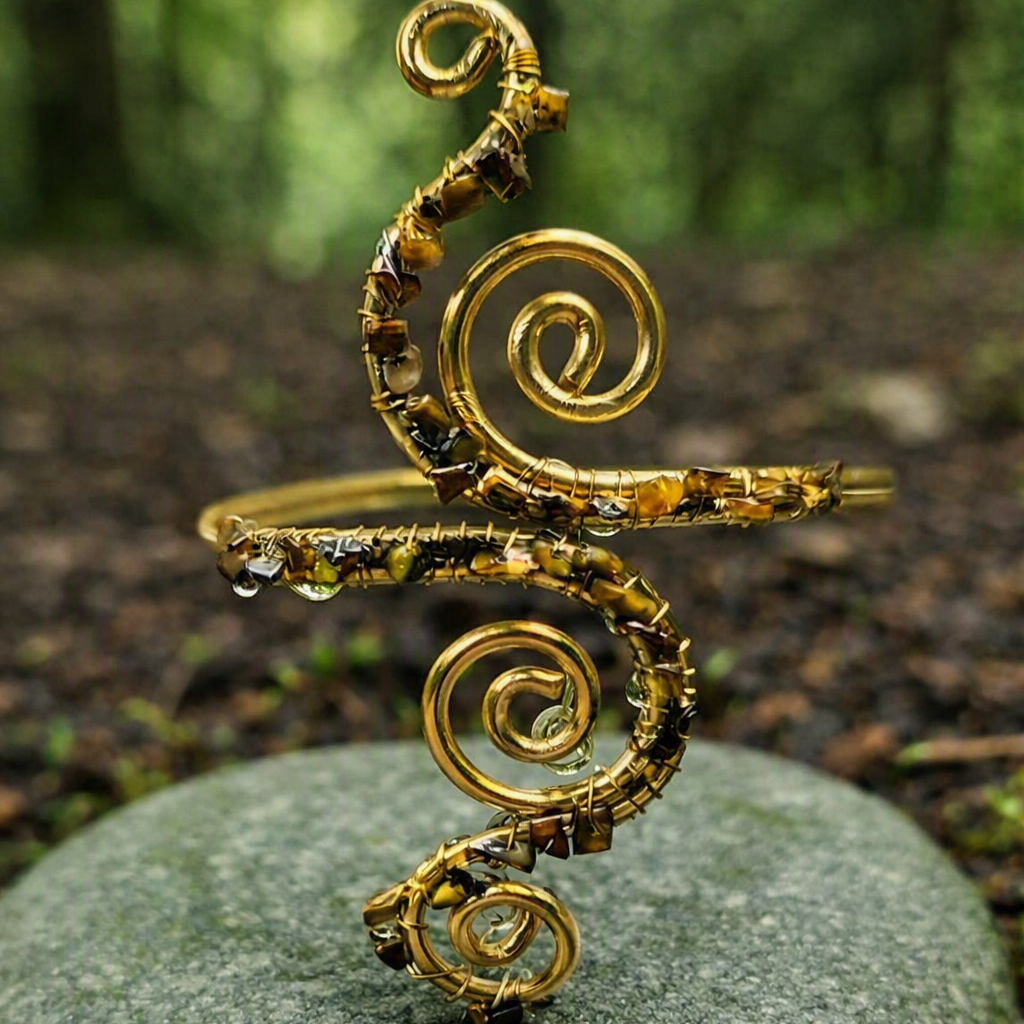 Tiger Eye Arm Cuff