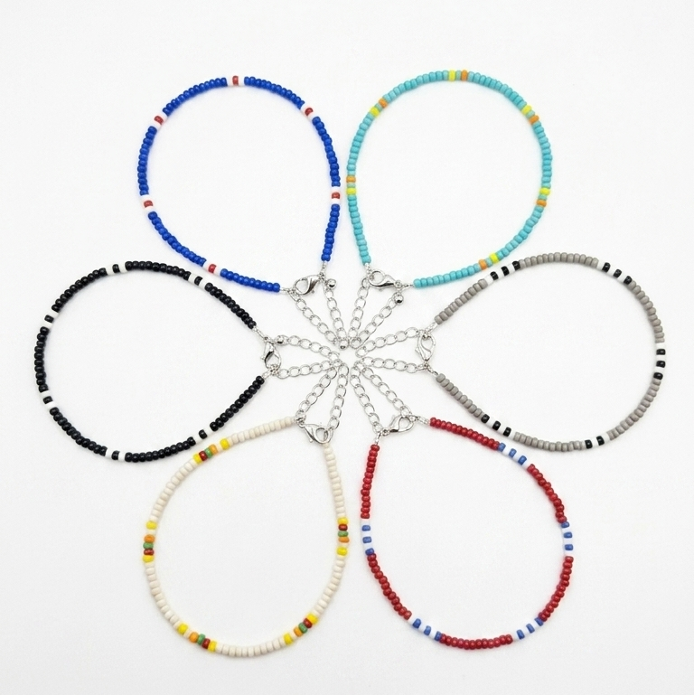 Saltline Beaded Anklet