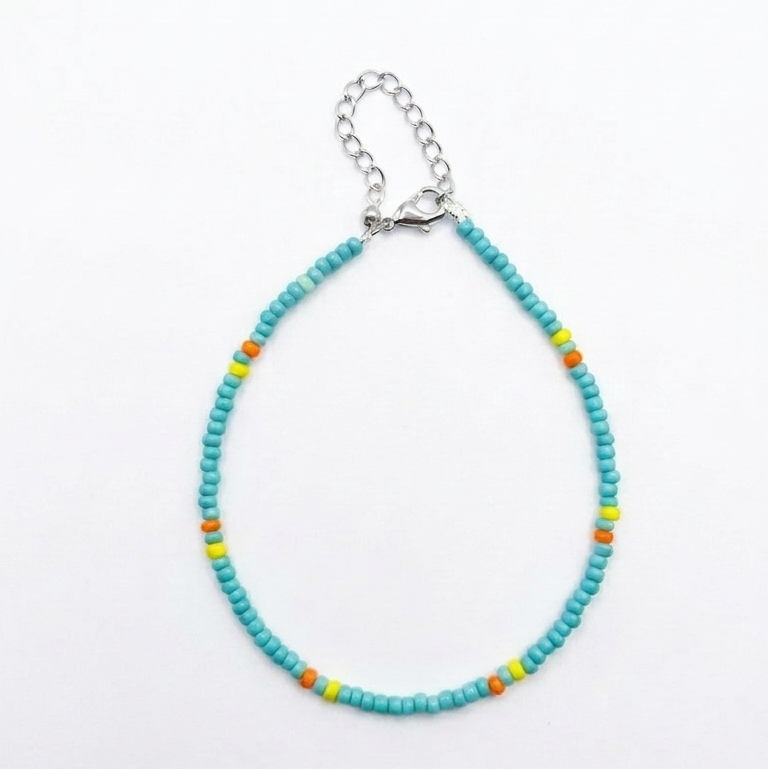 Saltline Beaded Anklet