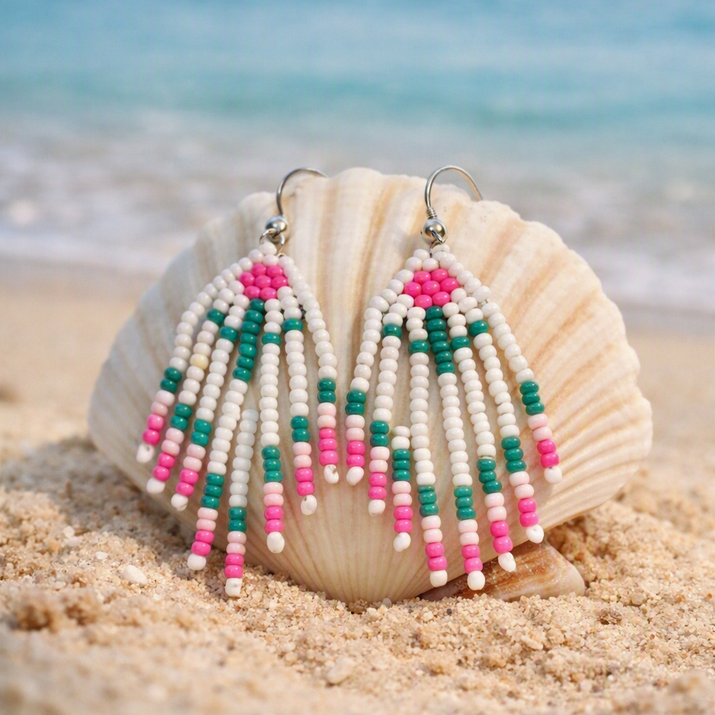 Seed-Bead Earrings