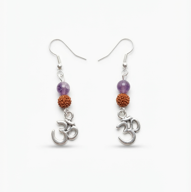 Rudraksha Earrings