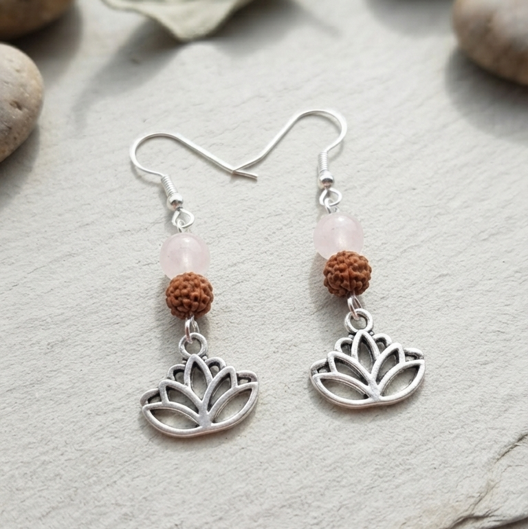 Rudraksha Earrings