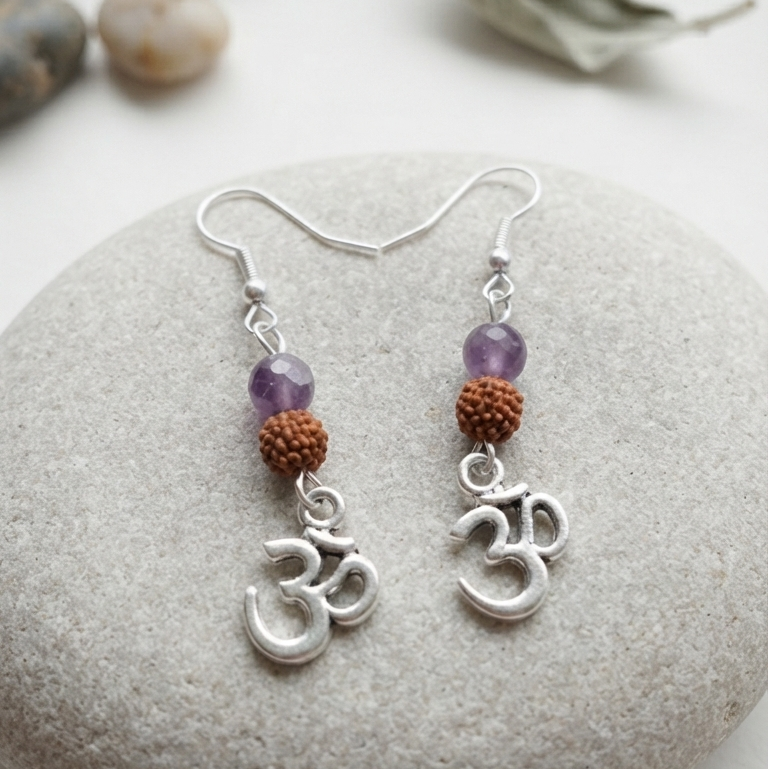 Rudraksha Earrings