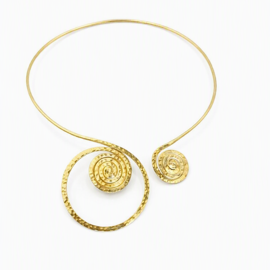 Brass-collar Necklace